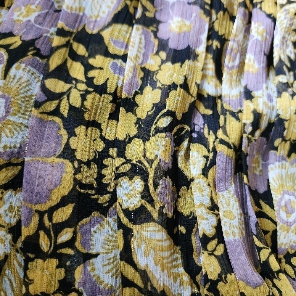 ZARA Ruched Floral One Shoulder Bodycon Mini Dress Womens Small Blogger Favorite - Picture 8 of 10